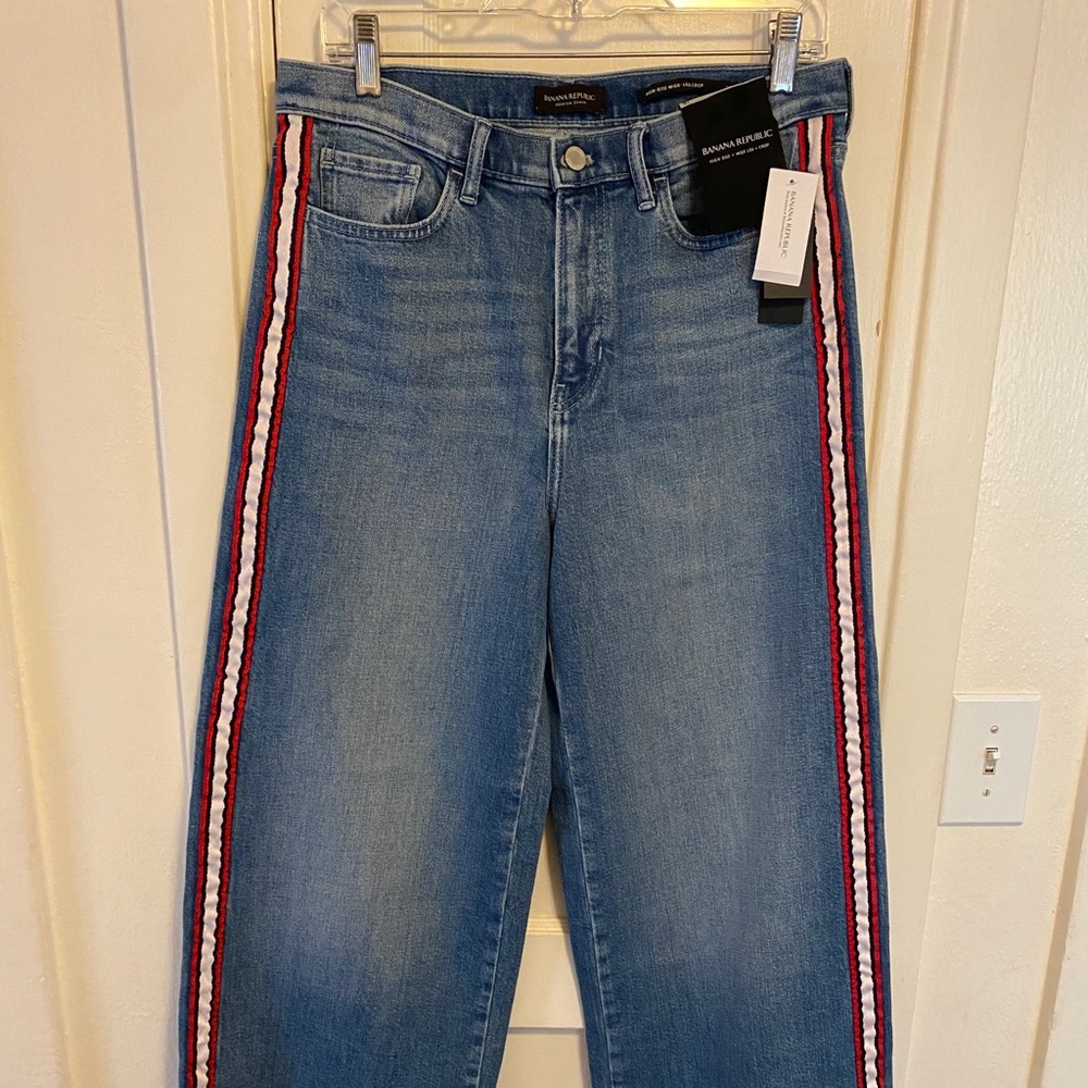 Banana Republic wide leg denim